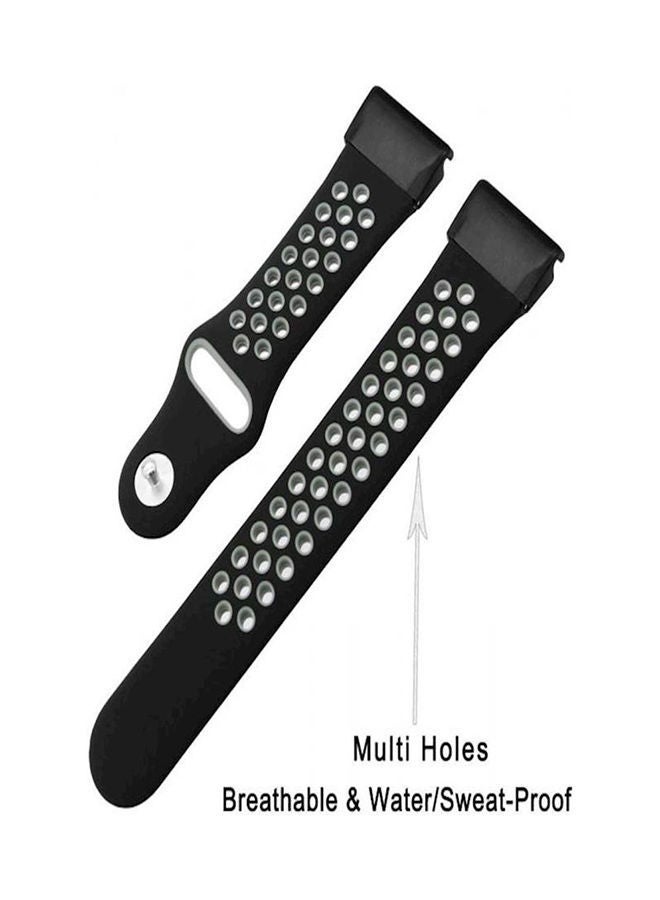 NIBEMINENT Garmin Fenix 5X Premium Silicone Soft Smart Watch Band Strap Black - Image 4