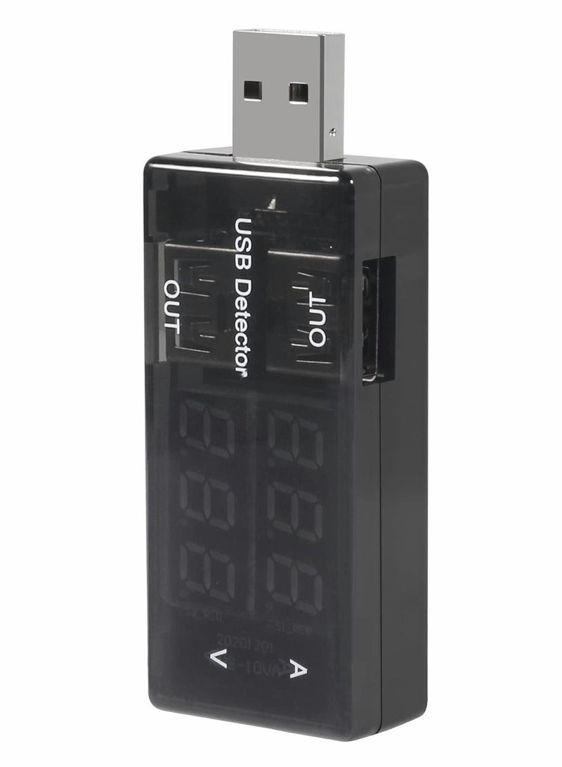 2PCS Dual USB Current Voltage Charging Detector Voltmeter Ammeter Charger Doctor Tester DC LED Display - Image 4