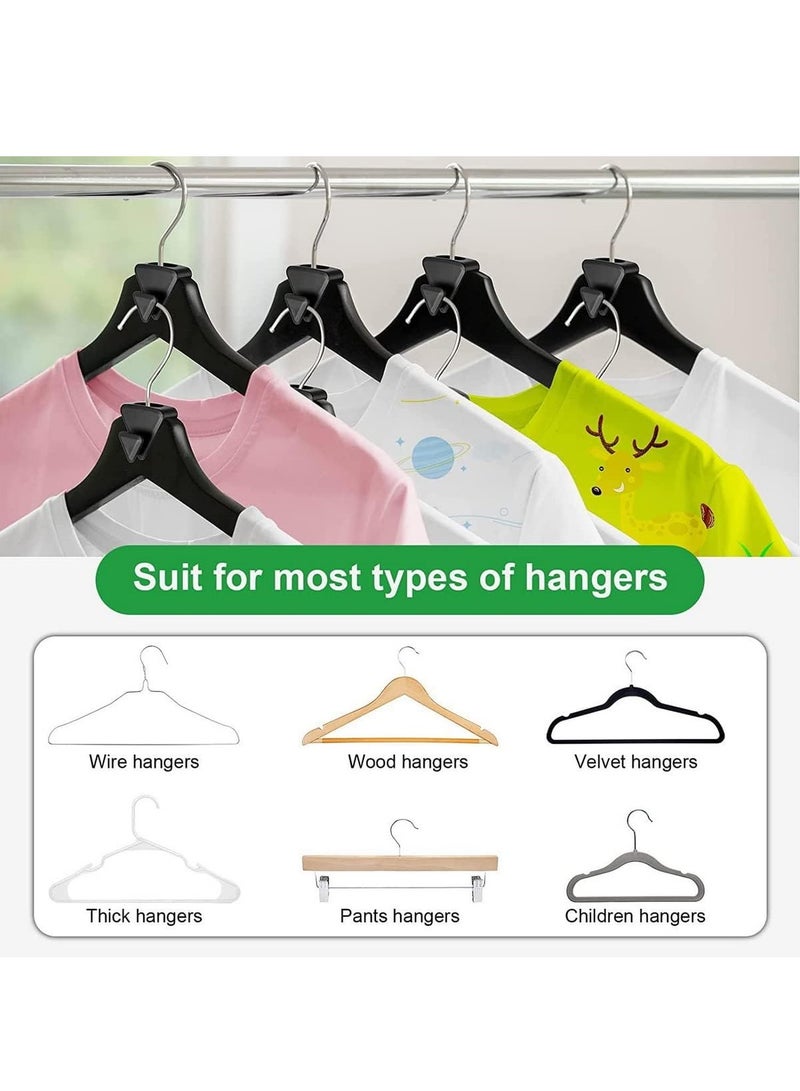 RATSAW 18PCS Clothes Hanger Connector Hooks Hanger Hooks for Shirts Pants Jackets Heavy Coats Accessories Organizer Closet  - Image 2