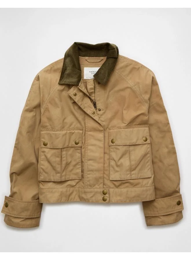American Eagle AE Cropped Utility Jacket