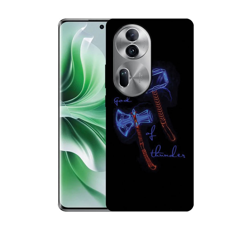 الصيد العين غطاء حماية مطبوع لهاتف Oppo Reno 11 - إله الرعد - Image 1