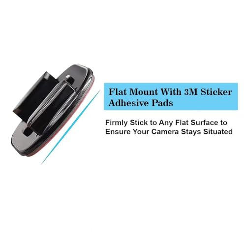 Action Pro 3M Flat Adhesive Sticky Mount Compatible with GoPro-13/12/11/10/9/8/7/6/5/4/3+/3/SJCam/Yi/Insta 360/4K/Eken/Noise Play and Other Action Cameras - Image 3