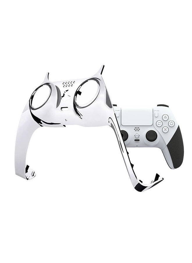 STAUD - PS5 Controller Faceplate Replacement Shell Decoration Accessories ABS Grip for Sony Playstation 5 Controller Easy to Install PS5 Handle Decorative Strip(Electroplated Silver) - Image 1
