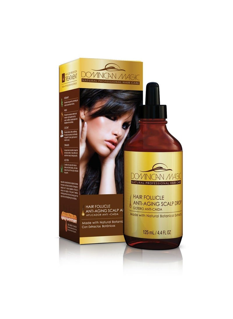 Dominican Magic - Dominican Magic Hair Follicle Anti-Aging Scalp Drop Hair Tonic with Rosemary and Cinnamon, Gotero Anti-Caida, Helps Stimulate Hair Growth (4.4 FL Oz (Pack of 1)) - Image 1
