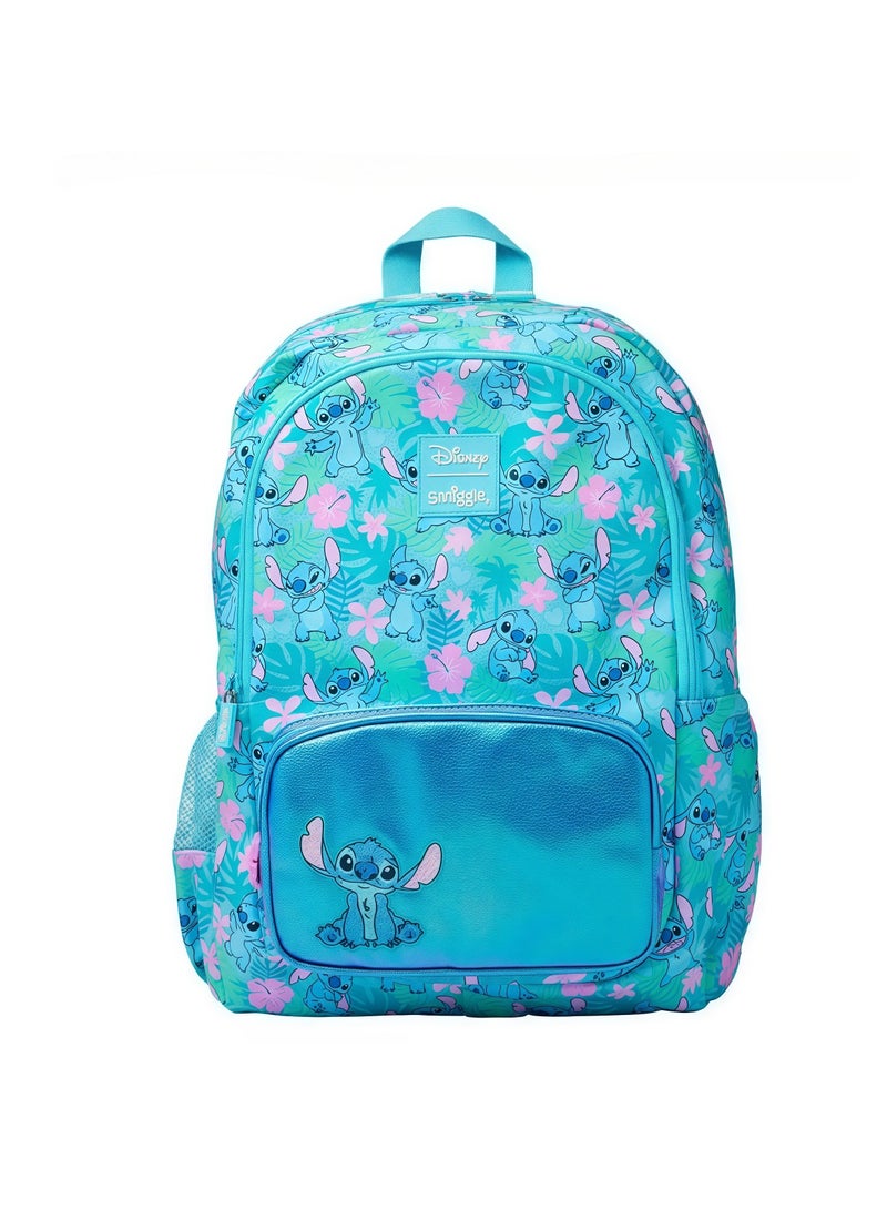 Smiggle Girls Cartoon Print Student Schoolbag Primary and Secondary School Children's Backpack Outdoor Leisure Bag Backpack 42*30CM