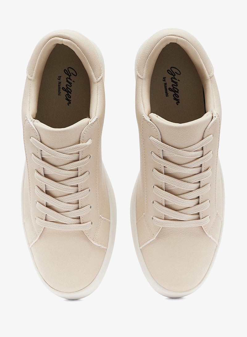 Ginger Suede Court Sneakers - Image 4
