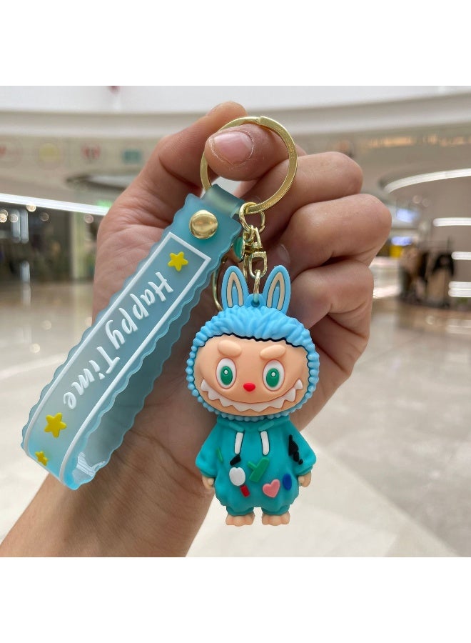 NIBEMINENT LABUBU Keychains, Cute Figurines, Student Schoolbag Pendants And Gifts 