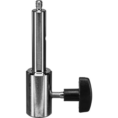 Manfrotto 016 Adapter Converts Standard 5/8" (16mm) Female Light Stand Tip to 1/4" x 20 Thread on a 12mm Shaft. - Image 1