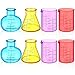 LaRandom 8 Pcs Science Measuring Flask Set for Kids Graduated Cylinder 30ml Plastic Beakers Science Kits for Kids Ideal for DIY and Lab Experiment Chemistry Studies - Image 2