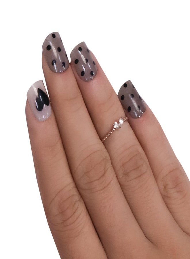 Beromt printed heart nails - BFN666CN - Image 3