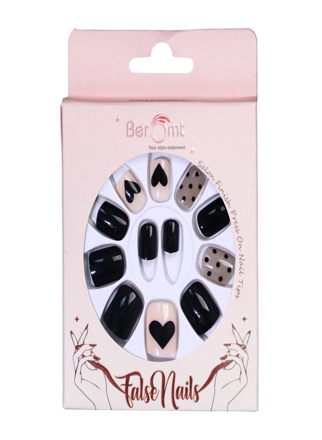 Beromt printed heart nails - BFN666CN - Image 5