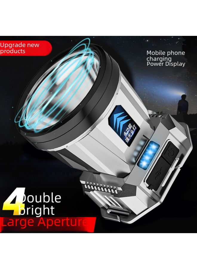 Generic Headlamp Hat Style Flashlight Lightweight ComFortable Wearing Outdoor Sports Fishing Hunting Emergency Rescue Illumination-Color:T998x-1 White Light (32-wick Single Lithium Battery + Electronic Display Sc)  - Image 3