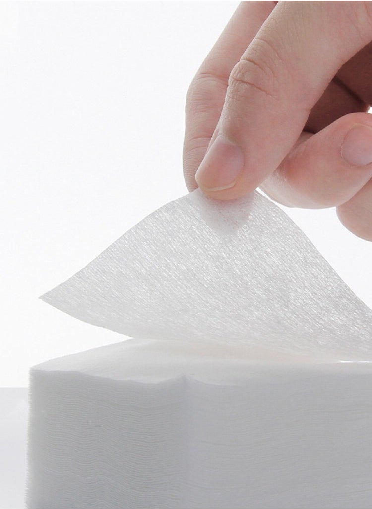Generic - 1200 Pieces of Lint-free Cotton Makeup Remover Cotton Pads, Single-layer Thin Cotton Pads, Can Also be Used for Wet Compresses, Skimmed Cotton Non-woven Cotton Pads - Image 1