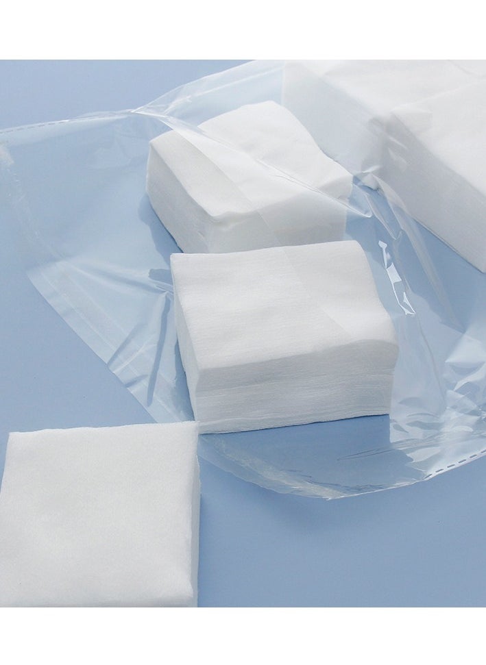Generic - 1200 Pieces of Lint-free Cotton Makeup Remover Cotton Pads, Single-layer Thin Cotton Pads, Can Also be Used for Wet Compresses, Skimmed Cotton Non-woven Cotton Pads - Image 1