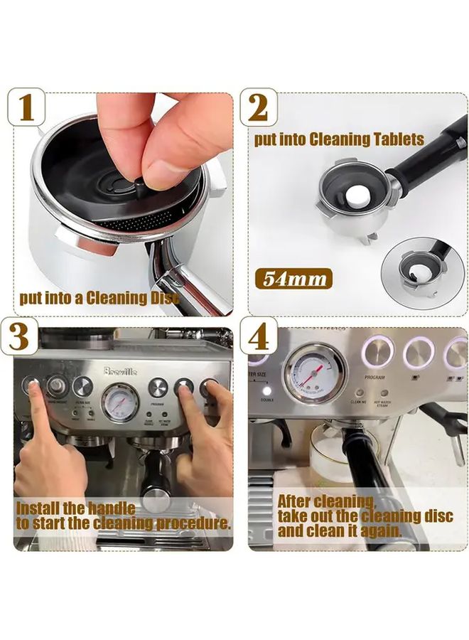 1 Set 2.13 Inch Cleaning Discs Compatible For Breville BES870XL 878 860 880 810 840 450 500 - Image 4