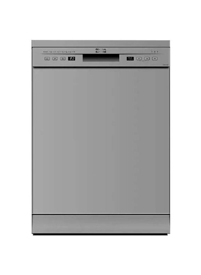 General Supreme, Dishwasher 7 Programs, 12 Places, 2 Racks, Silver, GS9100SSA