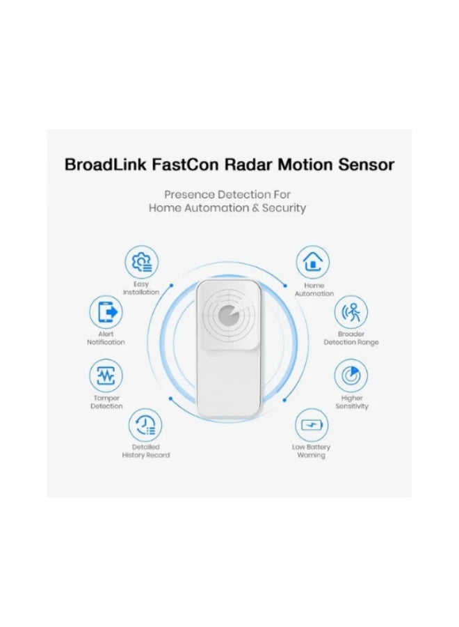 برودلينك مستشعر الحركة الذكي بالرادار BroadLink SR4M – دقة بتقنية mmWave - Image 3