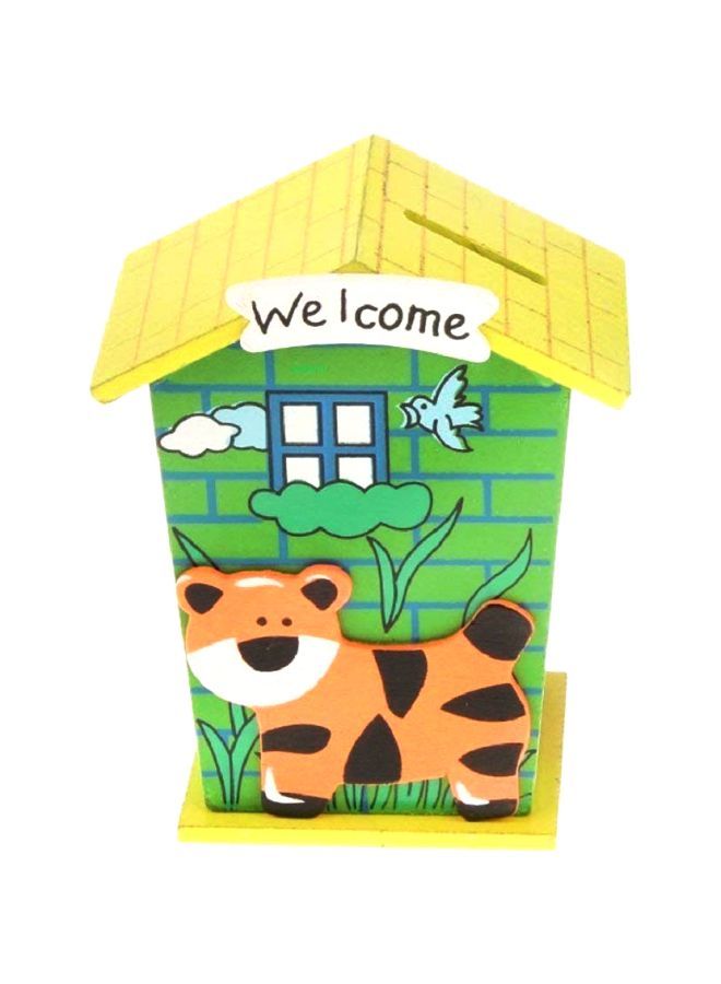 NIBEMINENT Wooden House Money Bank 720337895642 - Image 1