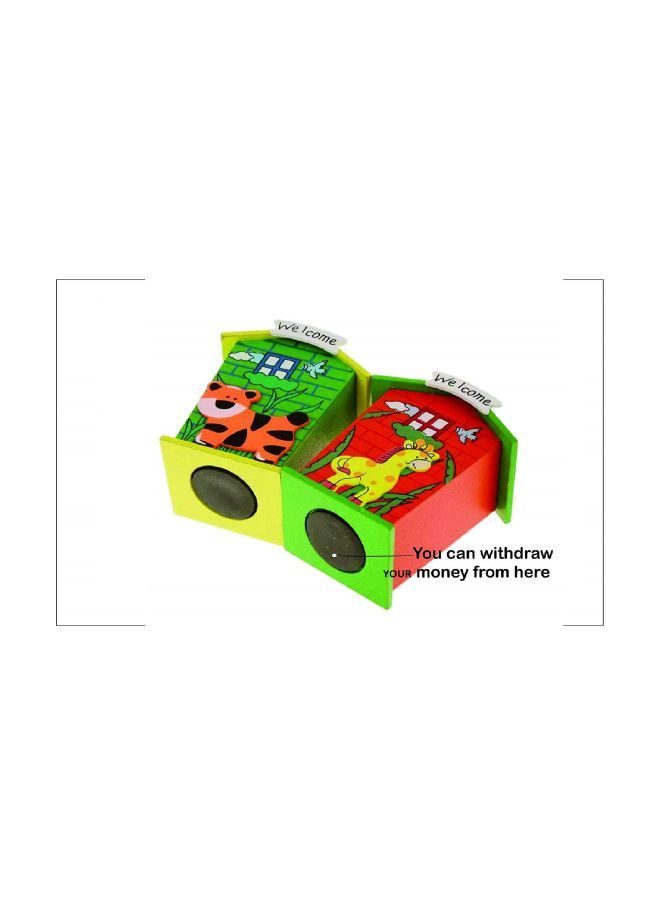 NIBEMINENT Wooden House Money Bank 720337895642 - Image 5