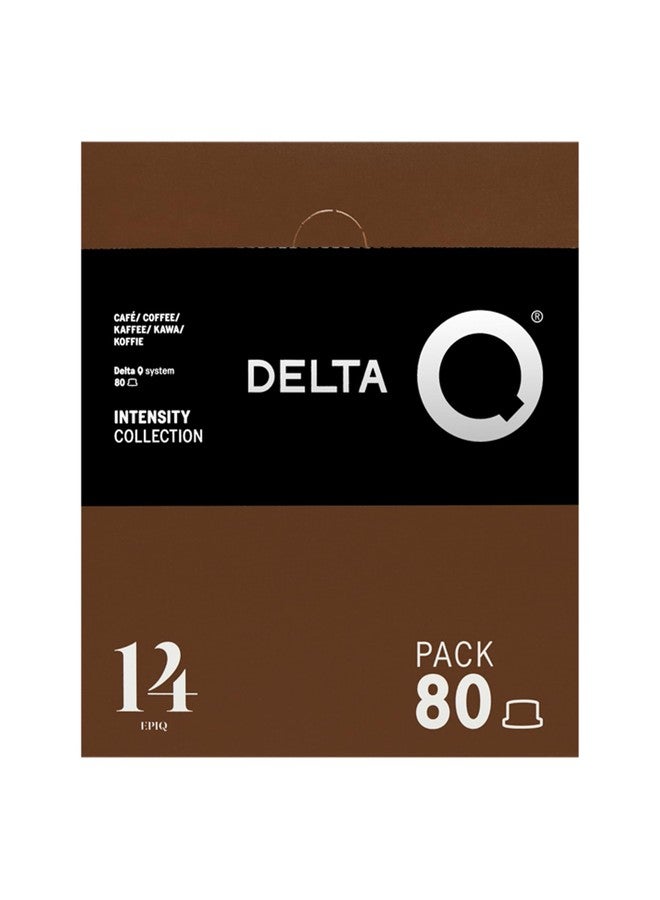 Delta Q EpiQ Espresso Capsules for Delta Q Machines, Intensity 14/15, Roasted Nuts Notes, 80 Pack - Image 1