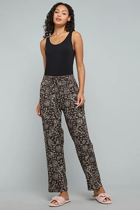 أر أند بي Printed Pyjama Pants with Drawstring Waist