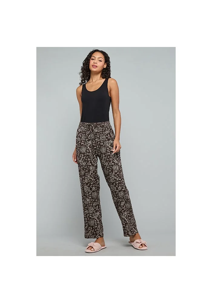 R&b Printed Pyjama Pants with Drawstring Waist