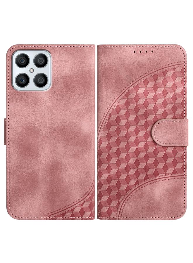 erorex Case For Honor X8 4G / X30i / Play6T Pro Elephant Head Embossed Phone Leather Case with Lanyard - Image 1