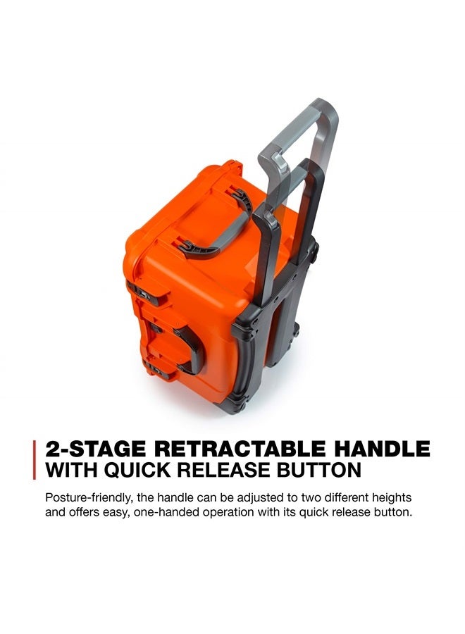 Nanuk 938 Waterproof Hard Case with Wheels - Empty - Orange (938-0003) - Image 2