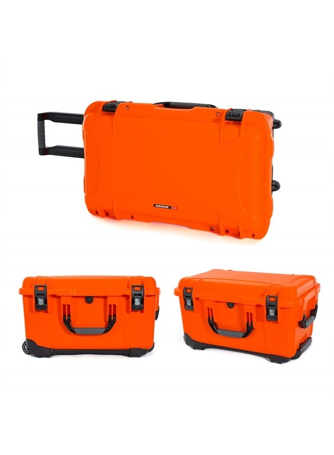 Nanuk 938 Waterproof Hard Case with Wheels - Empty - Orange (938-0003) - Image 1