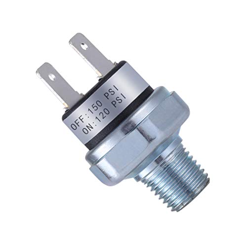 FanWayer Pressure Switch 120150 PSI Air Compressor Pressure Switch 1418 NPT Air Pessure Switch 24V 12V Pressure Switch Air Tank High 150PSI Pressure Switch 120PSI Pressure Controller - Image 3