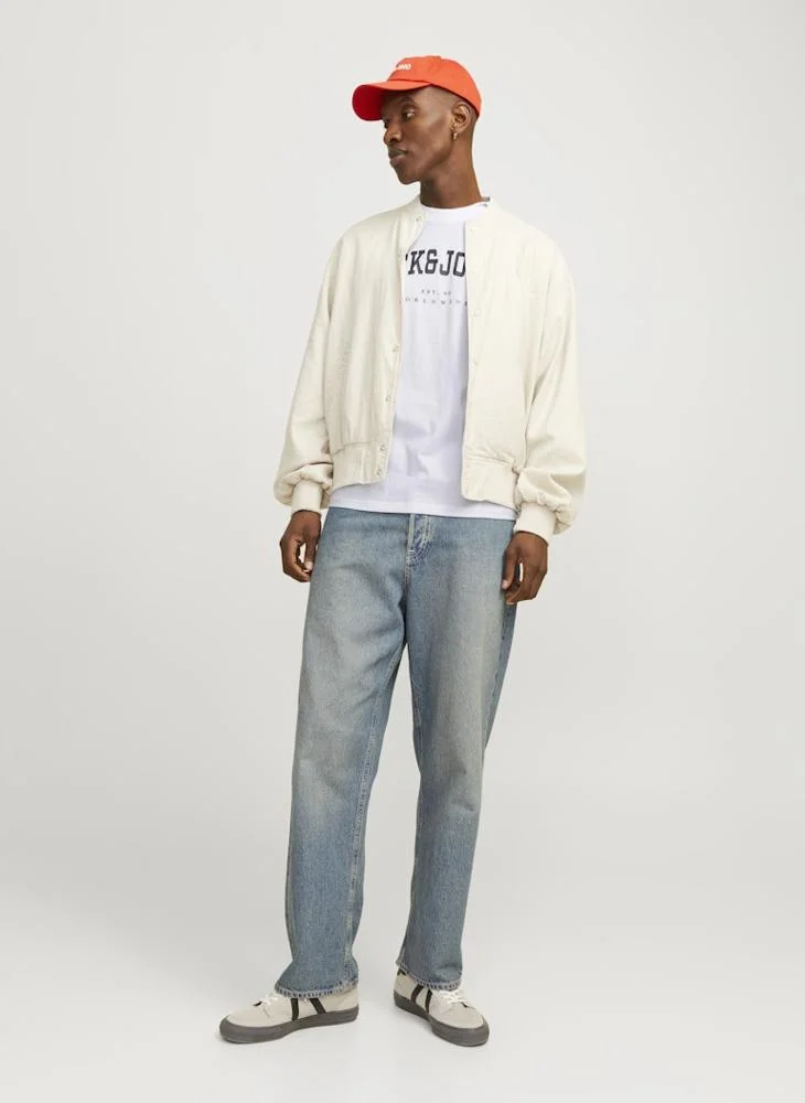 JACK & JONES Logo Crew Neck T-Shirt