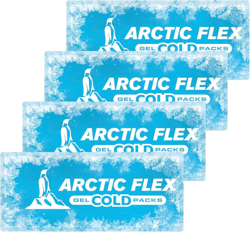 Arctic Flex عبوات جل أركتيك فليكس البديلة عبوات جل ثلج قابلة لإعادة الاستخدام لرباط الثلج على الكوع علاج آلام الإصابات والتورم حزمة ضغط مرنة للمعالجة للنساء والرجال الرياضيين - Image 1