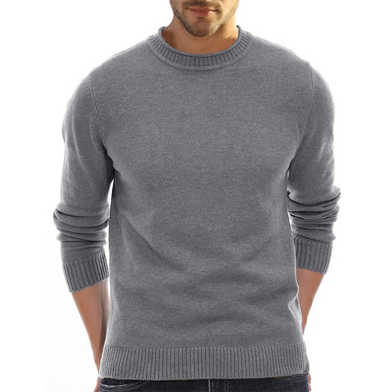 Mens Knit Sweater Short Sleeve Thick Turtleneck Burgundy - Image 2