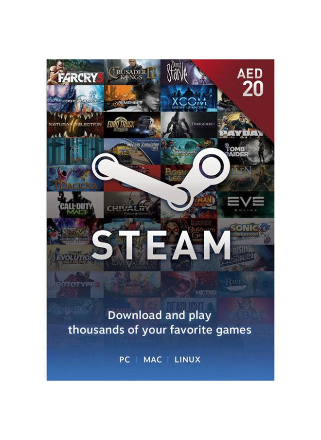 Steam UAE Steam 20AED (Delivery via SMS/WhatsApp) 