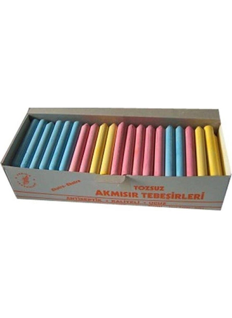 Akmısır White Dust-free Colored Chalk 100pcs 
