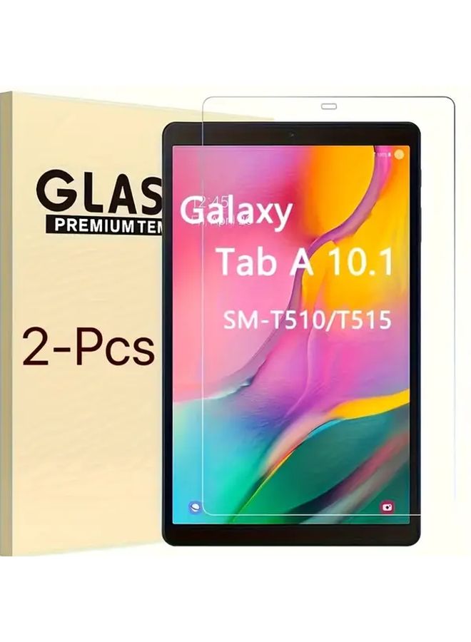 2 Pack Tempered Glass Screen Protector for Samsung Tab A 10.1 2019 T510 T515 Scratch Resistant - Image 1