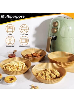 Generic Air Fryer Paper Liners - 100 Pieces, Non-Stick, Round, Small  - Image 1