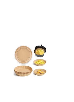 Generic Air Fryer Paper Liners - 100 Pieces, Non-Stick, Round, Small  - Image 3