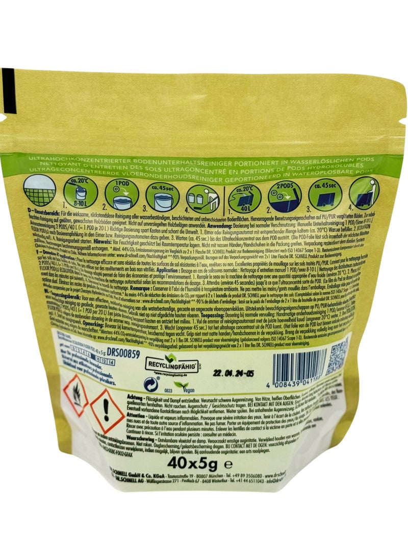 Generic Dr Schnell Ecologic Floor Cleaner Pods  - Image 2