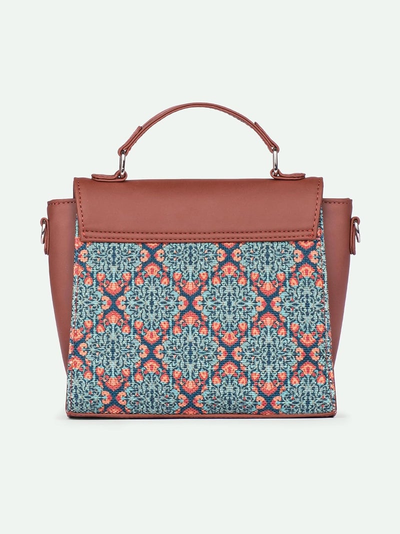 ZOUK Statement Sling Bag With Handle For Women's Girls Ladies - Image 5