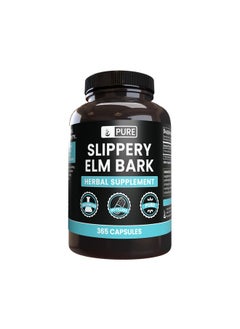 PURE ORIGINAL INGREDIENTS Pure Original Ingredients Slippery Elm Bark (365 Capsules) No Magnesium Or Rice Fillers, Always Pure, Lab Verified  - Image 1