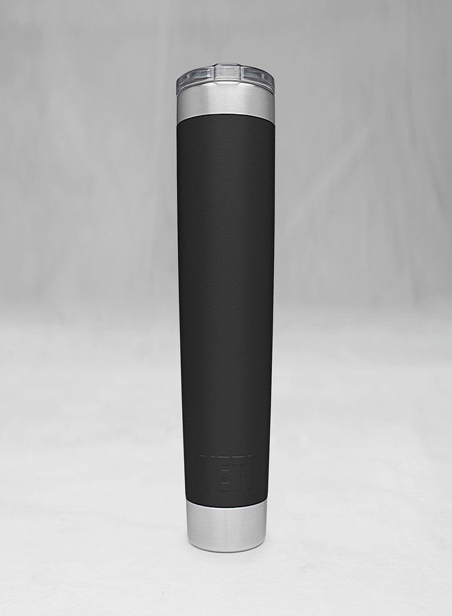 يتي كوب ييتي رامبلر سعة 20 أونصة مصنوع من الفولاذ المقاوم للصدأ ومعزول بتفريغ الهواء مع غطاء، أسود - Image 2