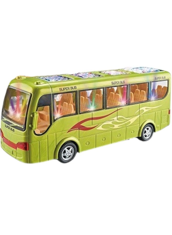 Toy Box Children RC Remote Control Bus Charging Toy With Sound And Lights Electric Car  - Image 1
