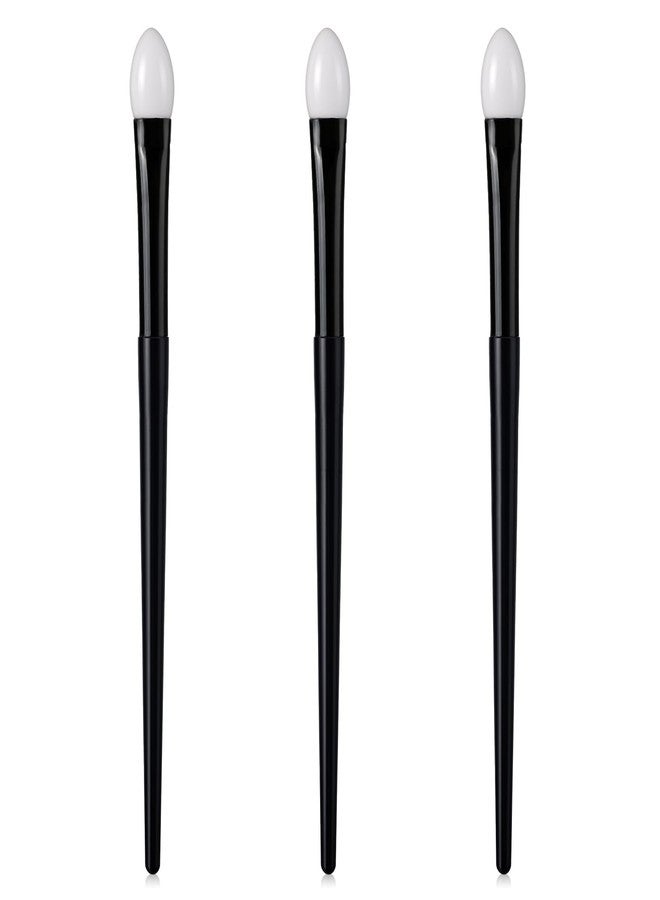 Molain Silicone Eyeshadow Brush, Makeup Applicator Lip Mask Makeup Brushes Silica gel Makeup Eyebrow Lipstick Brushes Lip Mask Makeup Brushes for Liquid Eye Shadow Applying Cream(3Pcs) - Image 1