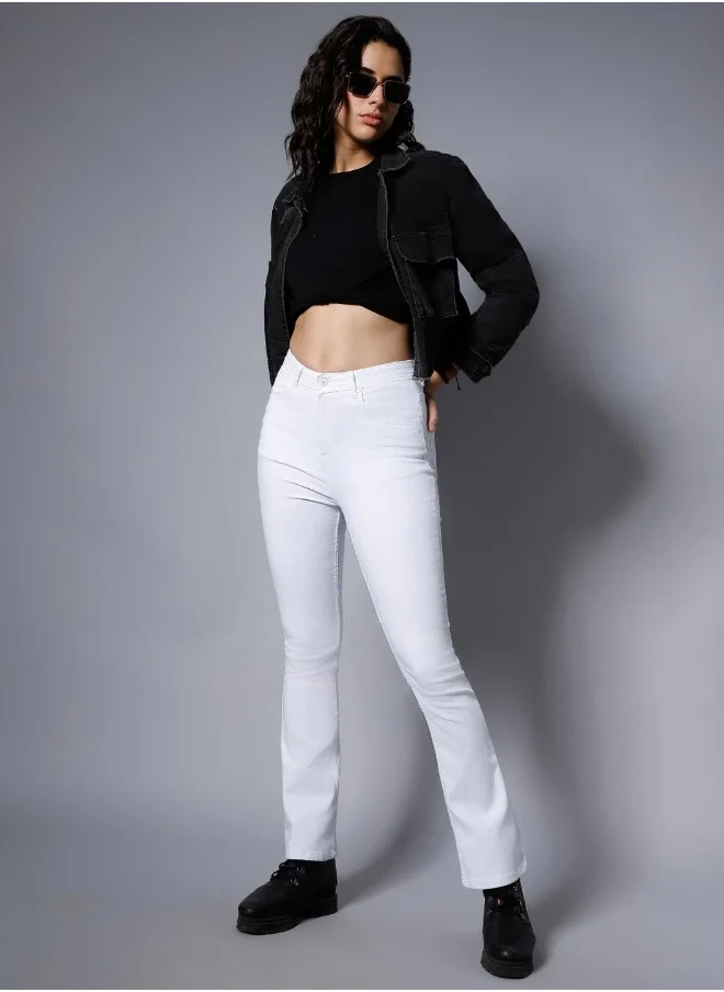 هاي ستار Women White Jeans