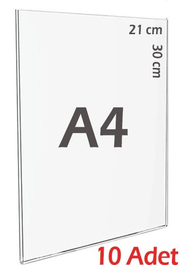 Best Screen A4 U-Type Vertical Transparent Leaflet Holder Menu Brochure Holder Label Holder Price (10 Pieces) - pzsku/Z0F7085FC021AFA9D5B2DZ/45/_/1725725150/307552d8-90c2-48b5-b77c-1f2afbe63ffc