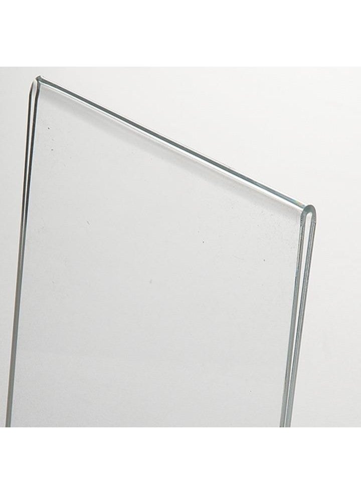 Best Screen A4 U-Type Vertical Transparent Leaflet Holder Menu Brochure Holder Label Holder Price (10 Pieces)