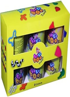 Peekaboo Peekaboo 50180 Dough 100 g, 6-Pieces Set, Multicolor 