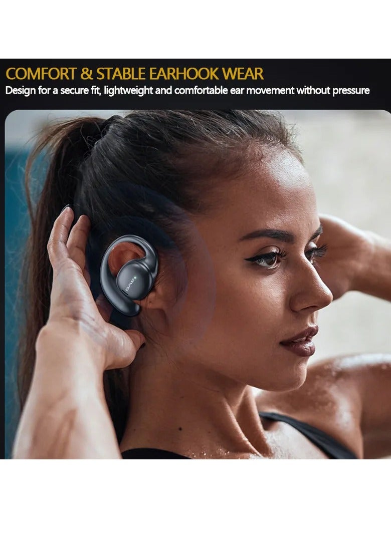 Awei T80 OWS - Sports Bluetooth Earphones, Behind-the-Ear, Bluetooth 5.3, Waterproof white  - Image 2