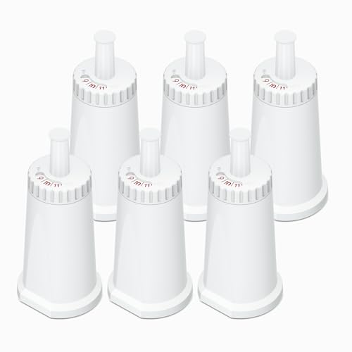 Mutital Water Filter for Breville Barista Touch Espresso Machine BES880, Barista Pro BES878, Oracle Touch BES990, Oracle BES980 & Dual Boiler BES920 Bambino ClaroSwiss Sage, BES008WHT0NUC1 (6 Pcs) - Image 1